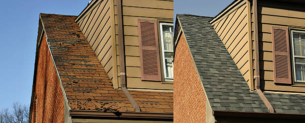 rotten roof vs new roof